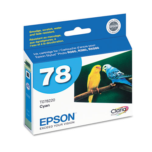 T078220-S (78) Claria Ink, 430 Page-Yield, Cyan-(EPST078220S)