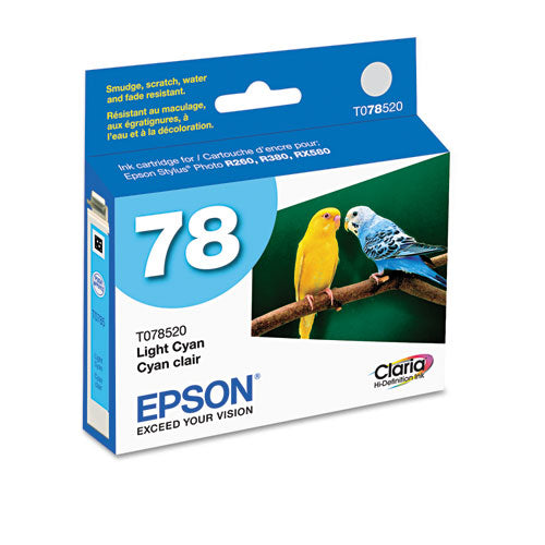 T078520-S (78) Claria Ink, 430 Page-Yield, Light Cyan-(EPST078520S)