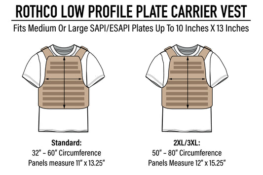 Rothco Low Profile Plate Carrier Vest