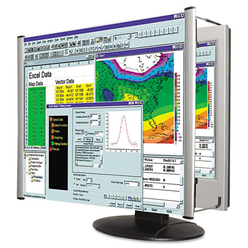 LCD Monitor Magnifier Filter for 19" to 20" Widescreen Flat Panel Monitor, 16:10 Aspect Ratio-(KTKMAG19WL)