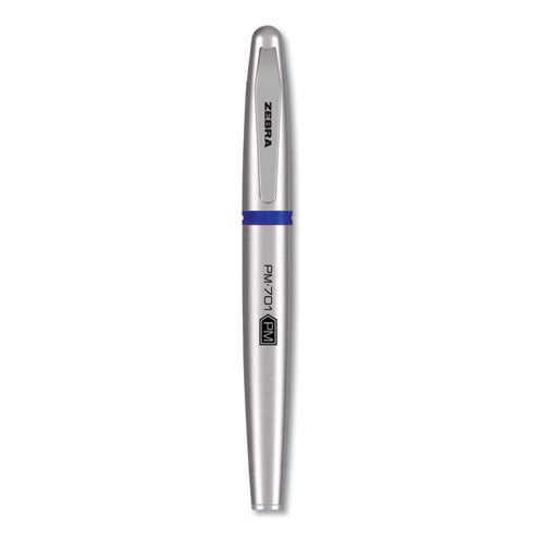 PM-701 Permanent Marker, Medium Bullet Tip, Blue-(ZEB65121)