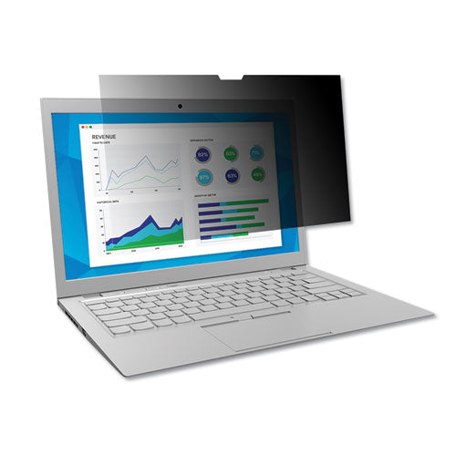 Frameless Blackout Privacy Filter for 14" Widescreen Laptop, 16:9 Aspect Ratio-(MMMPF140W9B)