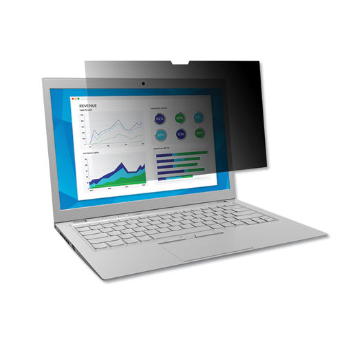 Frameless Blackout Privacy Filter for 17" Widescreen Laptop, 16:10 Aspect Ratio-(MMMPF170W1B)