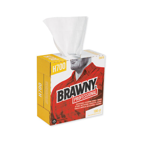 Medium Weight HEF Shop Towels, 9.1 x 16.5, 100/Box-(GPC25070)