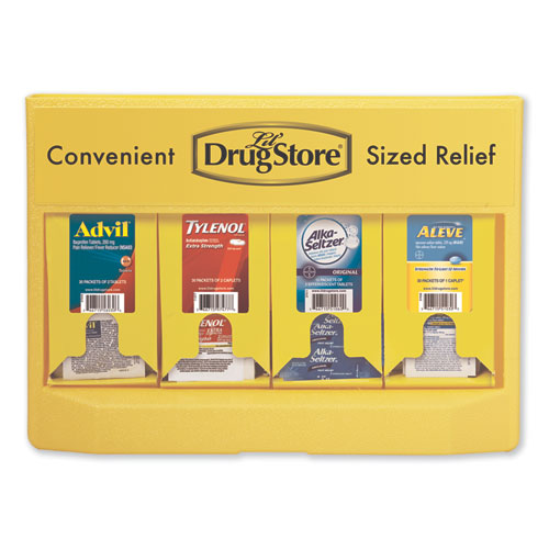 Single-Dose Medicine Dispenser, 105-Pieces, Plastic Case, Yellow-(LIL71622)