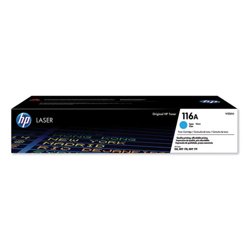 HP 116A, (W2061A) Cyan Original Laser Toner Cartridge-(HEWW2061A)