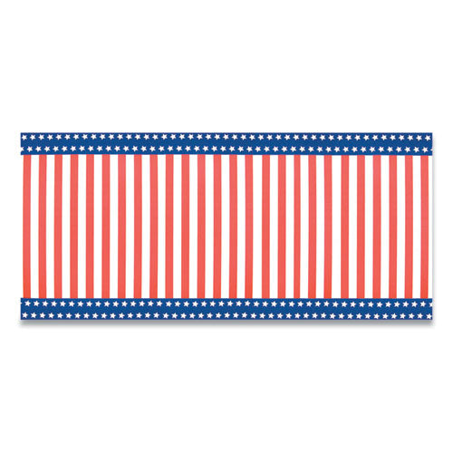 Corobuff Corrugated Paper Roll, 48" x 25 ft, Stars and Stripes-(PAC0019841)