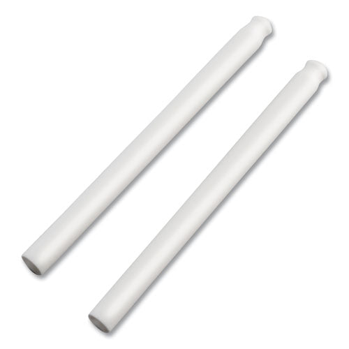Clic Eraser Refills for Pentel Clic Erasers, Cylindrical Rod, White, 2/Pack-(PENZER2)