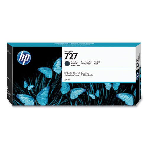 HP 727, (C1Q12A) Matte Black Original Ink Cartridge-(HEWC1Q12A)