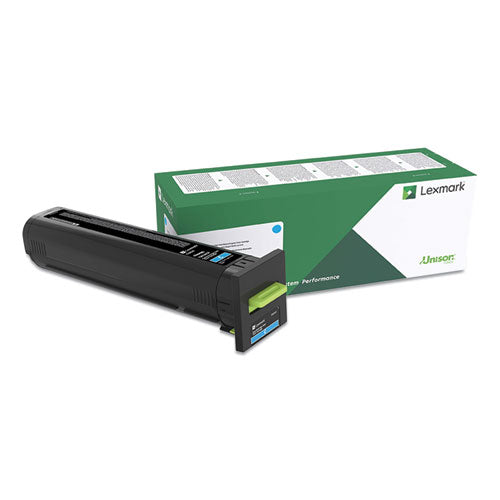 82K0XCG Return Program Extra High-Yield Toner, 22,000 Page-Yield, Cyan-(LEX82K0XCG)