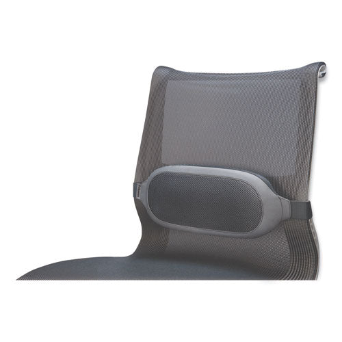 I-Spire Series Lumbar Cushion, 14 x 6 x 3, Gray-(FEL9311601)