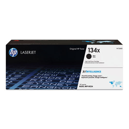 HP 134X, (W1340X) High-Yield Black Original Laser Toner Cartridge-(HEWW1340X)