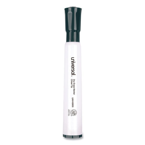 Dry Erase Marker Value Pack, Broad Chisel Tip, Black, 36/Pack-(UNV43655)