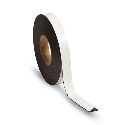 Dry Erase Magnetic Tape Roll, 1" x 50 ft, White-(UBRFM2018)