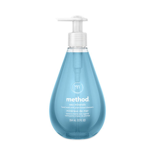 Gel Hand Wash, Sea Minerals, 12 oz Pump Bottle-(MTH00162)