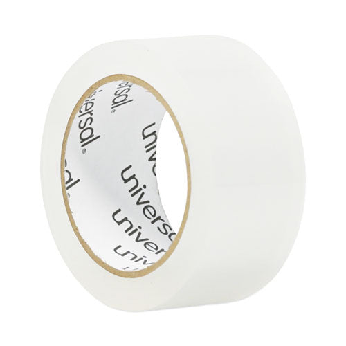 Heavy-Duty Acrylic Box Sealing Tape with Dispenser, 3" Core, 1.88" x 54.6 yds, Clear, 2/Pack-(UNV31102)