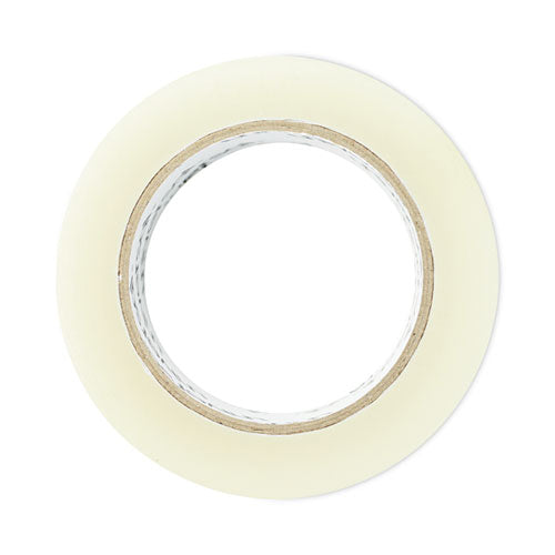 Quiet Tape Box Sealing Tape, 3" Core, 1.88" x 109 yds, Clear, 6/Pack-(UNV73000)