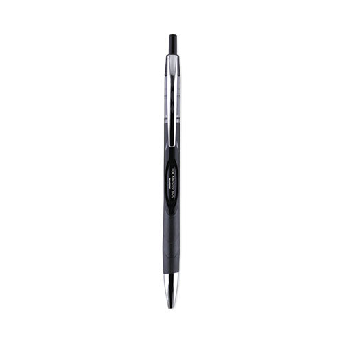 Sarasa Dry Gel X30 Gel Pen, Retractable, Medium 0.7 mm, Black Ink, Black Barrel, 12/Pack-(ZEB47110)