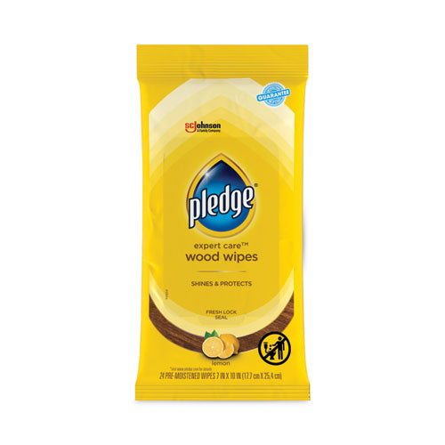 Lemon Scent Wet Wipes, Cloth, 7 x 10, White, 24/Pack, 12 Packs/Carton-(SJN336297)