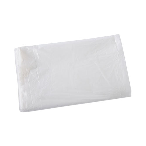High Density Industrial Can Liners Flat Pack, 33 gal, 16 microns, 33 x 40, Natural, 200/Carton-(BWKH3340S)