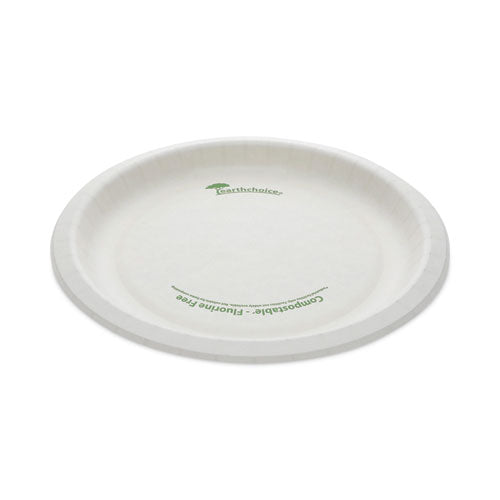 EarthChoice Pressware Compostable Dinnerware, Plate, 9" dia, White, 450/Carton-(PCTPSP09EC)