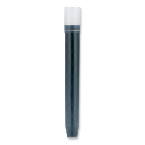Plumix Fountain Pen Refill Cartridge, Black Ink, 12/Box-(PIL69100)