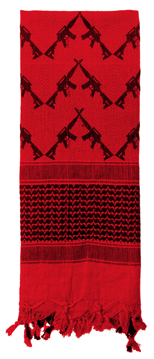 Rothco Crossed Rifles Shemagh Tactical Desert Keffiyeh Scarf